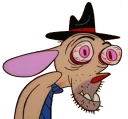 😐 emoji Ren & Stimpy I Telegram sticker 22 of 111