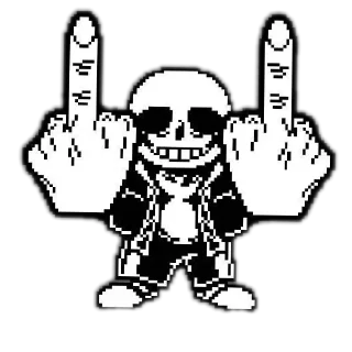 Sticker from БОЛЬШЕ ⇨ @CLOOBHUB САНС АНДЕРТЕЙЛ СТИКЕРЫ SANS TG