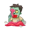 🤤 emoji Zombie Telegram sticker 11 of 20