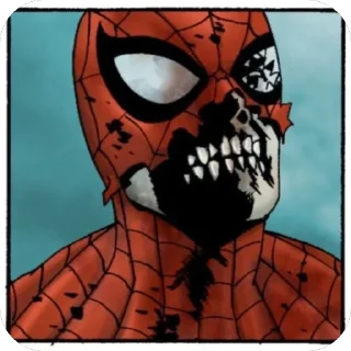🫥 emoji zombie spider Telegram sticker 8 of 14