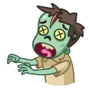 😵 emoji Zombie Telegram sticker 19 of 20