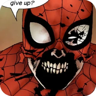 🫥 emoji zombie spider Telegram sticker 7 of 14