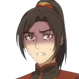 😨 emoji 天官赐福 Telegram sticker 8 of 12