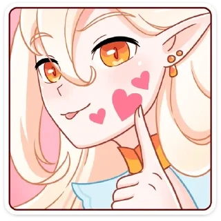 ❤️ emoji Айрис Telegram sticker 8 of 48