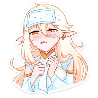 😷 emoji Айрис Telegram sticker 23 of 48