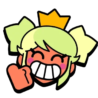 👍 emoji Mandy be like: Telegram sticker 5 of 32