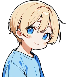 😇 emoji Милый Блондин @Nyasticks Telegram sticker 14 of 33