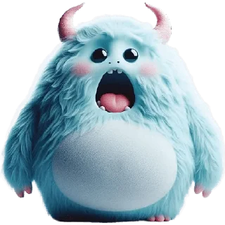 😱 emoji Милый Монстрик @Nyasticks Telegram sticker 11 of 26