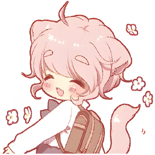 😃 emoji Милый котик-кун @Nyasticks Telegram sticker 7 of 25