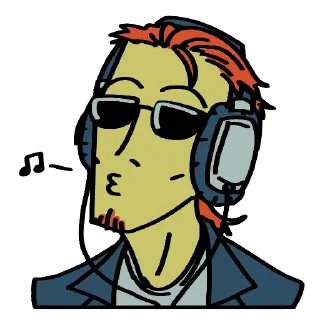 🎧 emoji Postman guys Telegram sticker 18 of 43