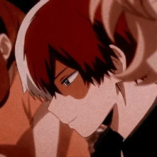 😣 emoji •°Shouto Todoroki°• @anime_sticks Telegram sticker 22 of 35
