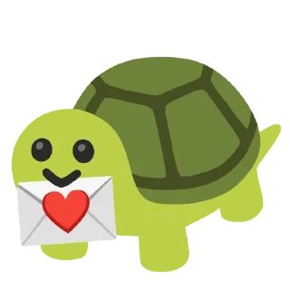 💌 emoji live love laugh turtle Telegram sticker 19 of 51
