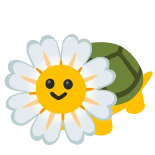 🌼 emoji live love laugh turtle Telegram sticker 13 of 51