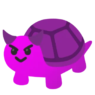 😈 emoji live love laugh turtle Telegram sticker 12 of 51