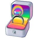 💎 emoji Diamond Ring | @Gift_Alerts Telegram sticker 13 of 100