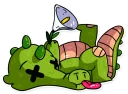 😵 emoji Alligator Harold Telegram sticker 5 of 25