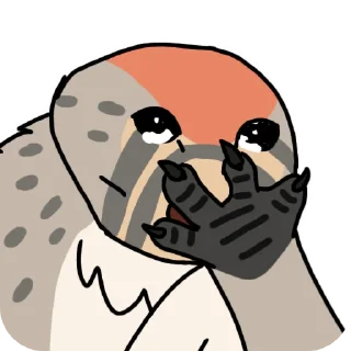 😢 emoji Дино стикеры Telegram sticker 14 of 109