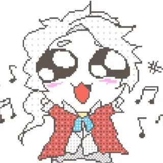 🎶 emoji ഽ(ˊ⊗͒︿⊗͒) Telegram sticker 23 of 65