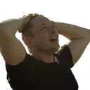 😍 emoji Elon Musk (Ілон Маск, Илон Маск) Telegram sticker 13 of 55