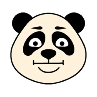😐 emoji Панда @DurakTrade Telegram sticker 18 of 25