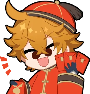 😛 emoji New Year — @paimon_impact Telegram sticker 12 of 16