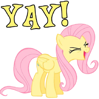 😄 emoji I'm Fluttershy | by @Ha1Gud Telegram sticker 16 of 94