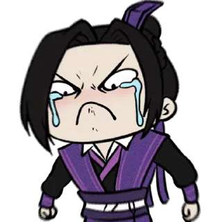 💜 emoji ~Цзян Чэн~ :: @QstickBot Telegram sticker 17 of 39