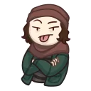 😜 emoji Клара Telegram sticker 23 of 49