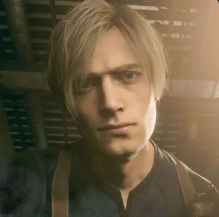 🌟 emoji Леончик  resident evil 4 Telegram sticker 15 of 33