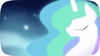 😌 emoji @mlpstickers Princess Celestia animated pack Telegram sticker 6 of 40