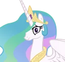 😐 emoji Princess Celestia Telegram sticker 21 of 54