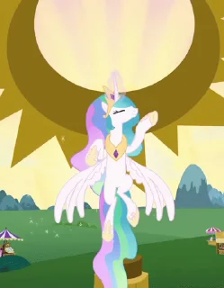 Sticker from Princess Celestia | @MLP_AnimatedStickers