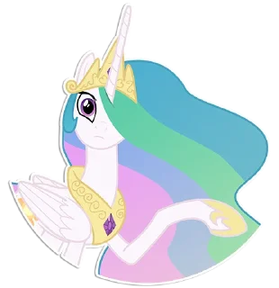 👉 emoji Princess Celestia Telegram sticker 18 of 30