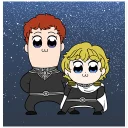 🙃 emoji Legend of the Galactic Heroes Telegram sticker 18 of 21