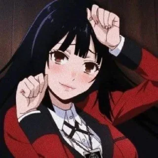 🃏 emoji безумный азарт: Юмико Telegram sticker 8 of 26