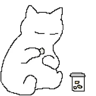 😞 emoji дурні кішки by @piedterre Telegram sticker 9 of 95