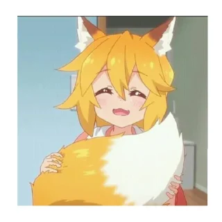 😁 emoji Senko san Telegram sticker 9 of 12