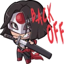 😕 emoji BlackCross’ Suicide Squad Telegram sticker 6 of 24