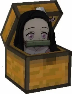 🎐 emoji няшка незуко. Telegram sticker 15 of 33