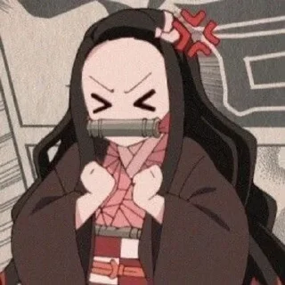 🎐 emoji няшка незуко. Telegram sticker 13 of 33