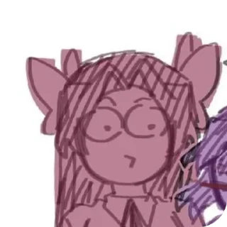 🫣 emoji канаэ💗🌸🦋 Telegram sticker 8 of 54