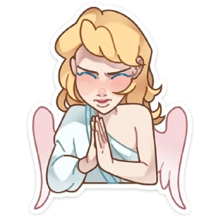 🙏 emoji Серафима @Nyasticks Telegram sticker 15 of 49