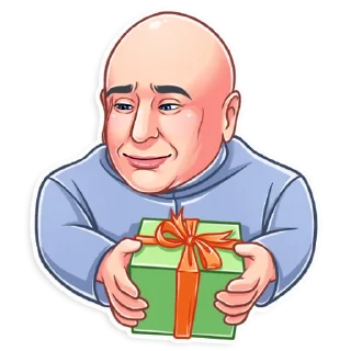 🎁 emoji Dr. Evil Telegram sticker 24 of 25