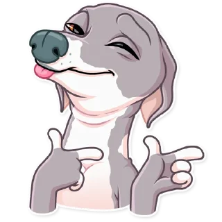 😉 emoji Kermit The Dog Telegram sticker 24 of 35