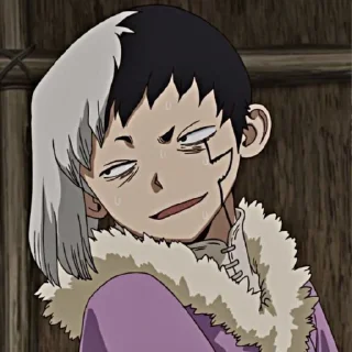 😟 emoji Доктор Стоун Telegram sticker 6 of 113