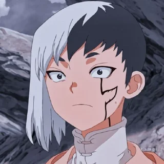 🙁 emoji Доктор Стоун Telegram sticker 23 of 113