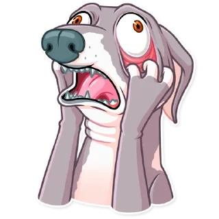 😱 emoji Kermit The Dog Telegram sticker 14 of 35