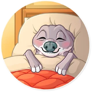😴 emoji Kermit The Dog Telegram sticker 7 of 35