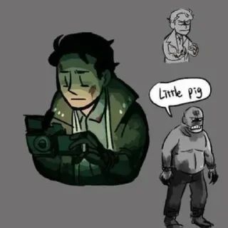 🌟 emoji Outlast Stickers Telegram sticker 22 of 89