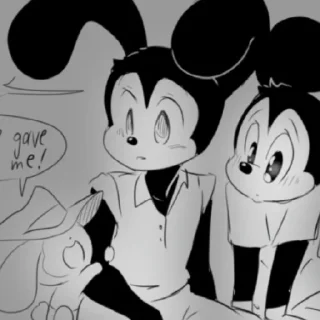 😄 emoji Mickey, Oswald etc. Telegram sticker 4 of 36